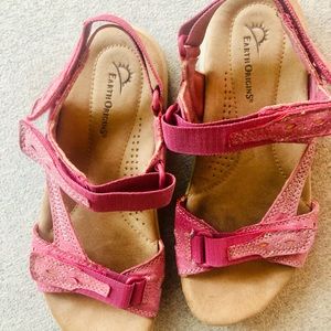 Earth Origins Bianca Sandals Ladies Size 6.5 Pink